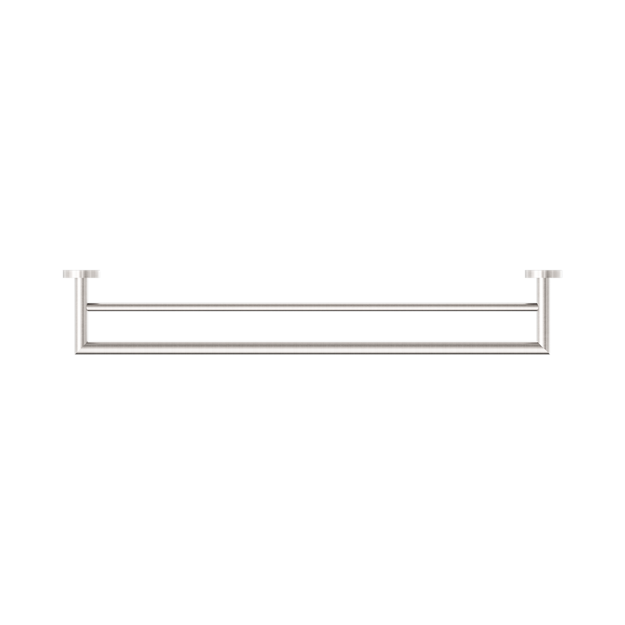 Nero Dolce Double Towel Rail 700mm, Brushed Nickel