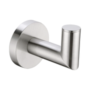 Nero Dolce Robe Hook, Brushed Nickel