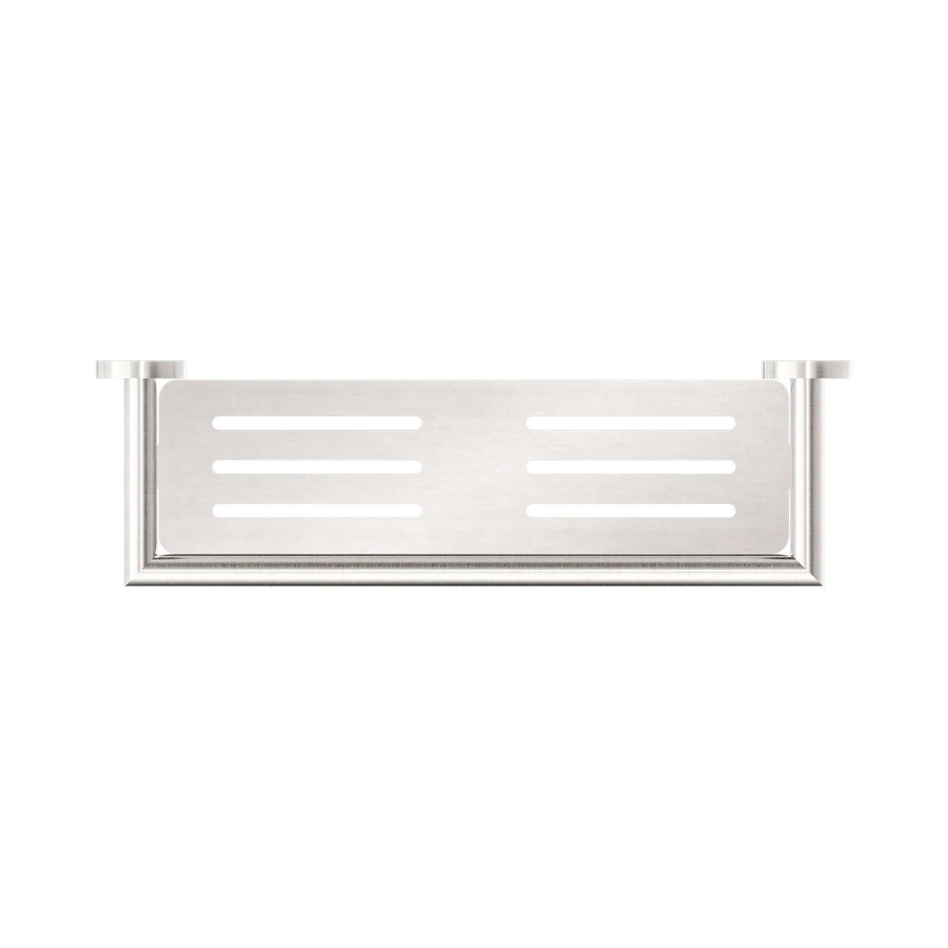 Nero Dolce Metal Shower Shelf, Brushed Nickel