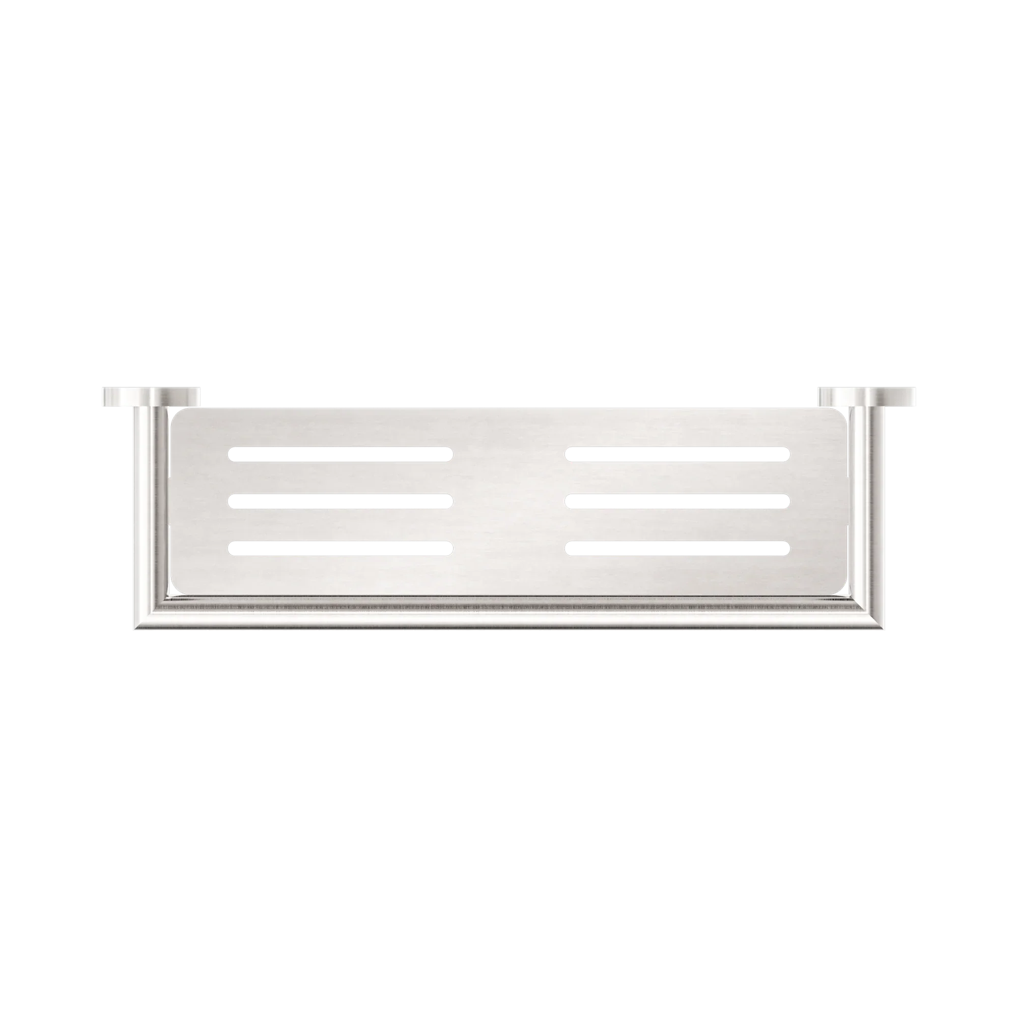 Nero Dolce Metal Shower Shelf, Brushed Nickel