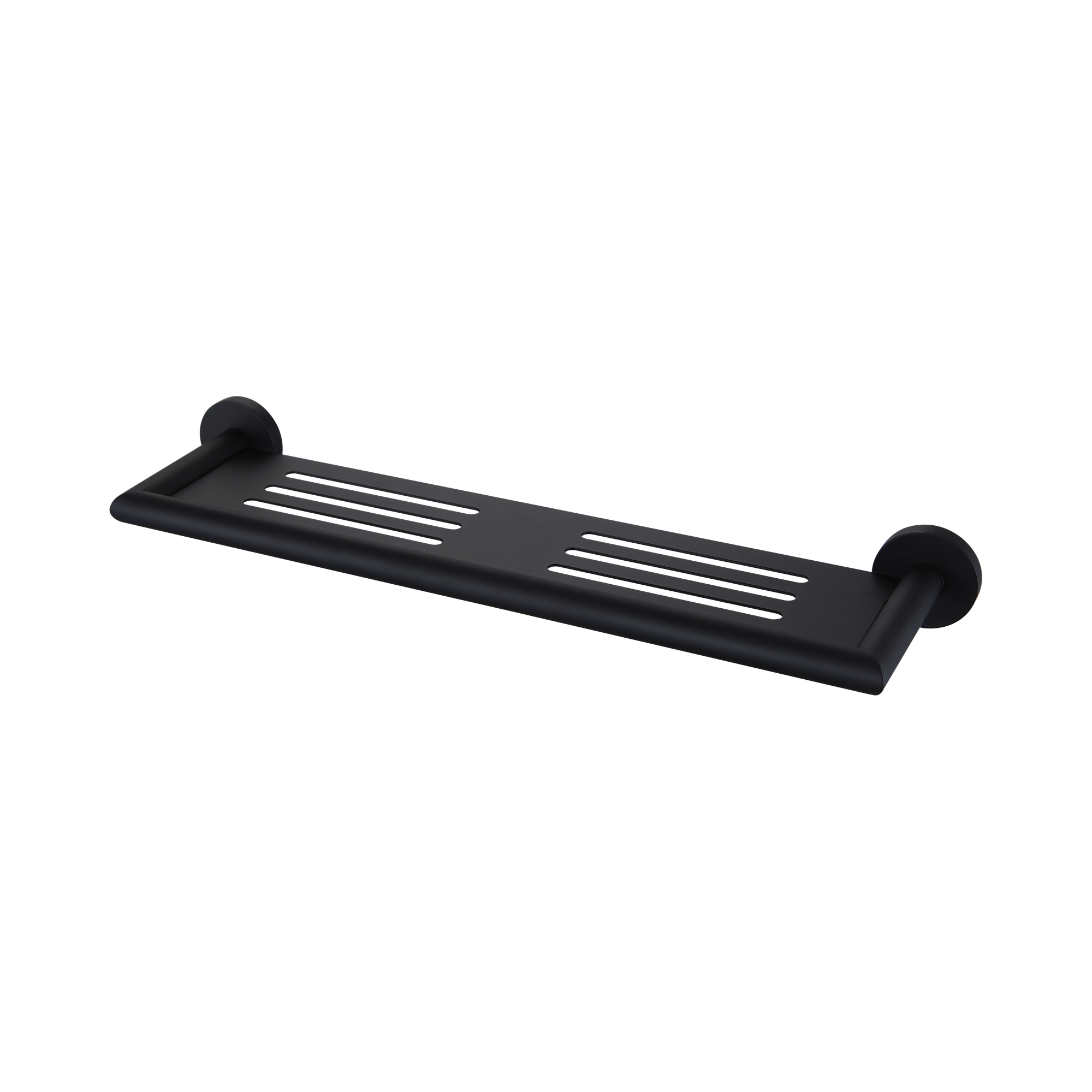 Nero Dolce Metal Shower Shelf, Matte Black