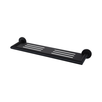 Nero Dolce Metal Shower Shelf, Matte Black