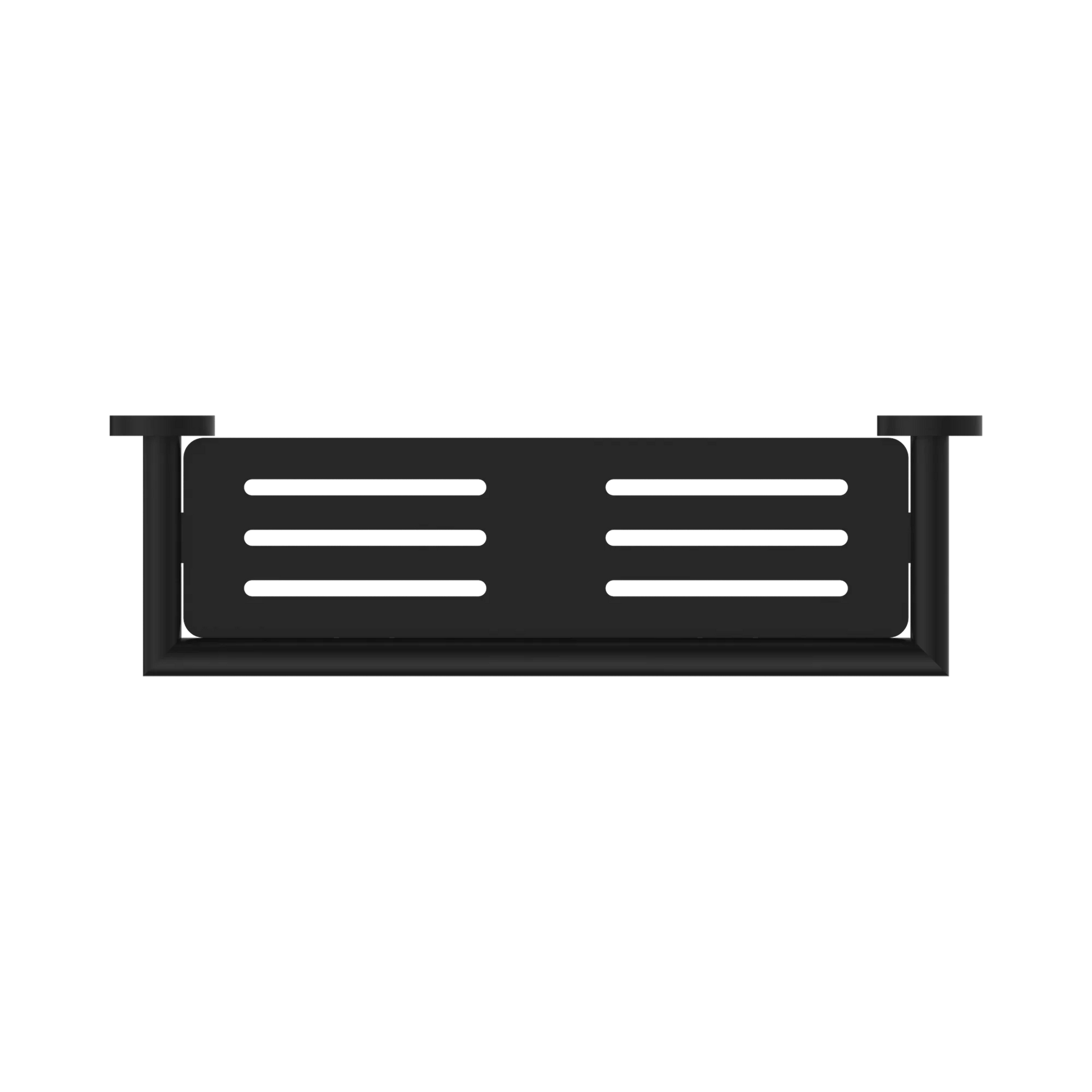 Nero Dolce Metal Shower Shelf, Matte Black