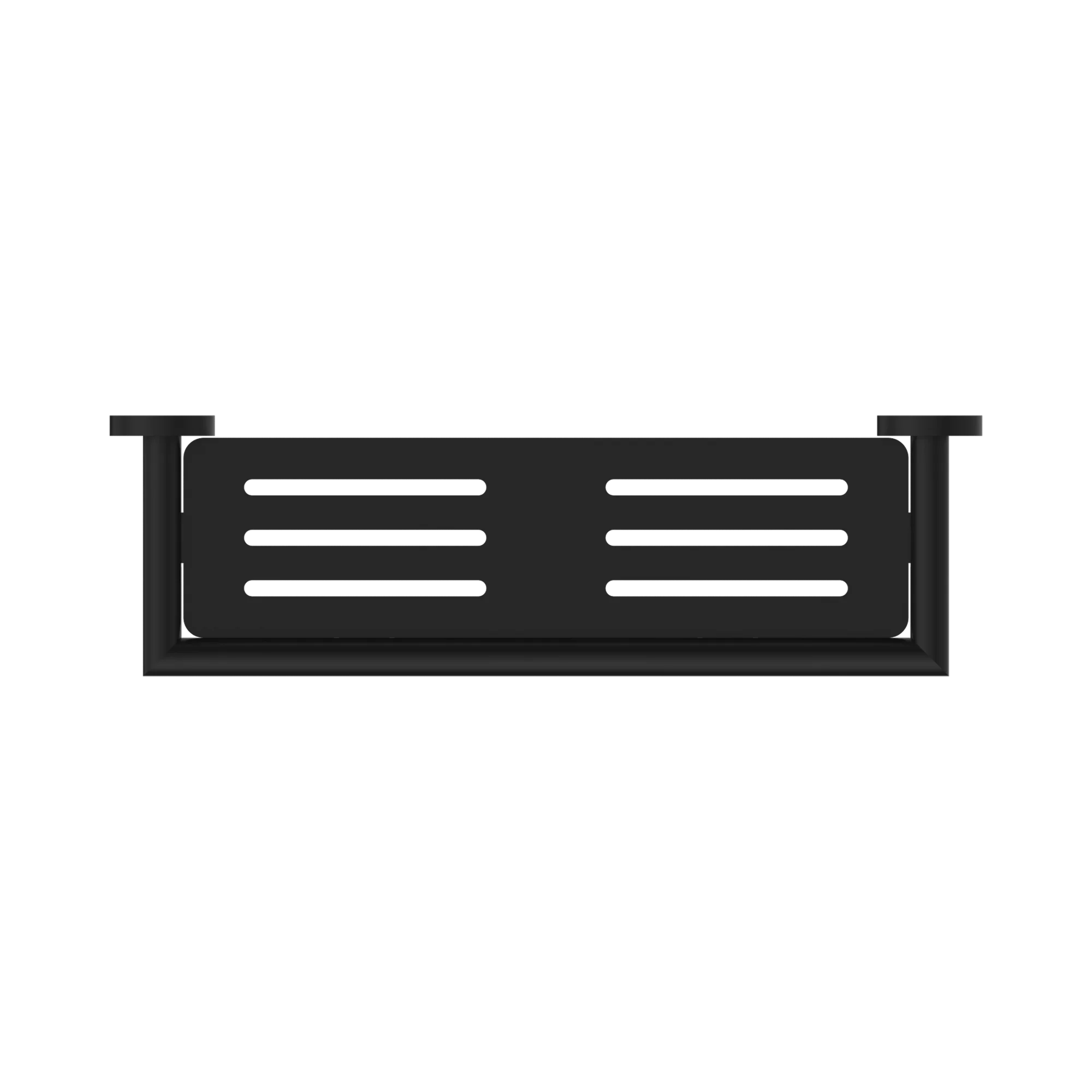 Nero Dolce Metal Shower Shelf, Matte Black
