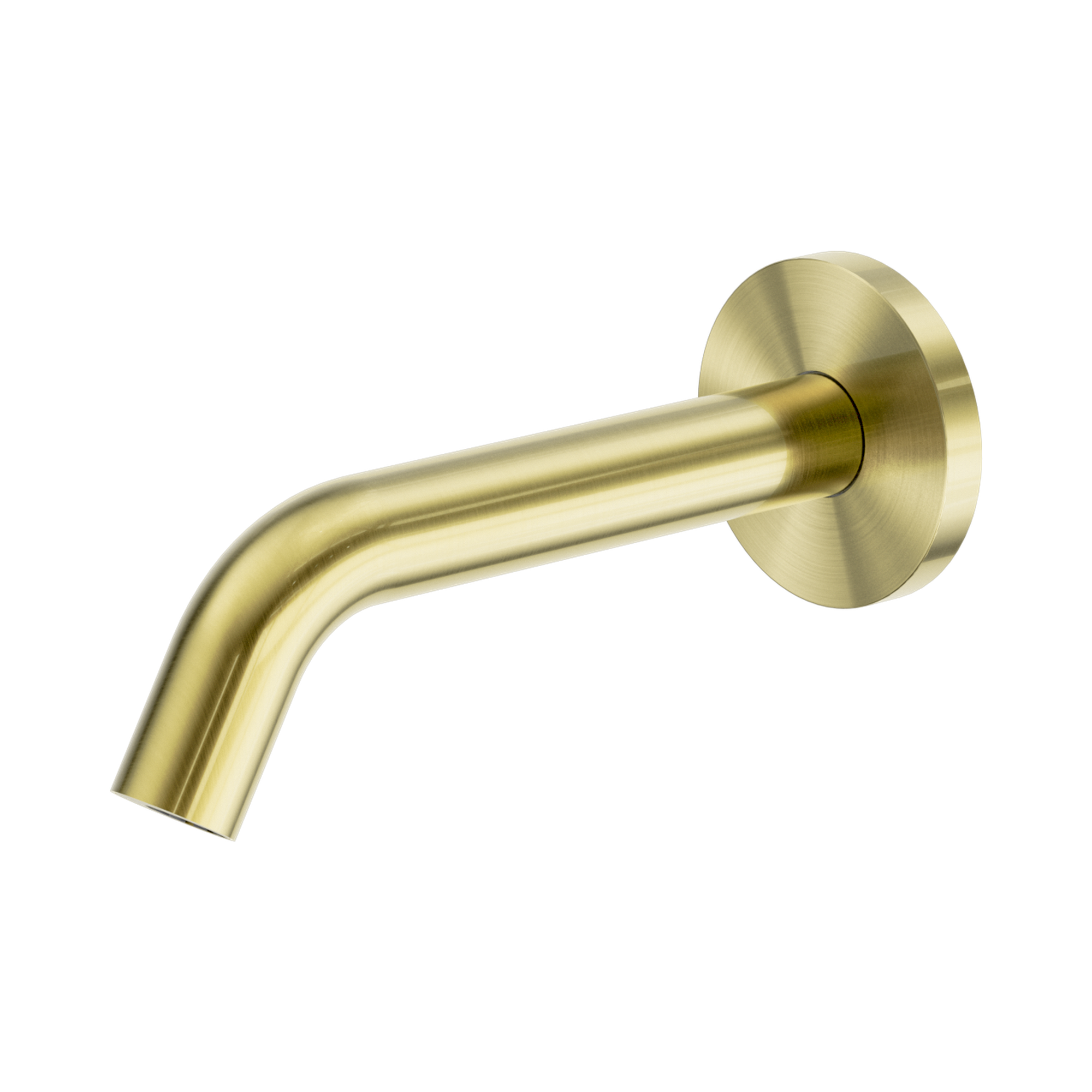 Nero Mecca Wall-Mounted Sensor Tap with 80mm Wall Plate, Brushed Gold
