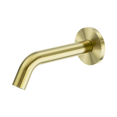 Nero Mecca Wall-Mounted Sensor Tap with 80mm Wall Plate, Brushed Gold