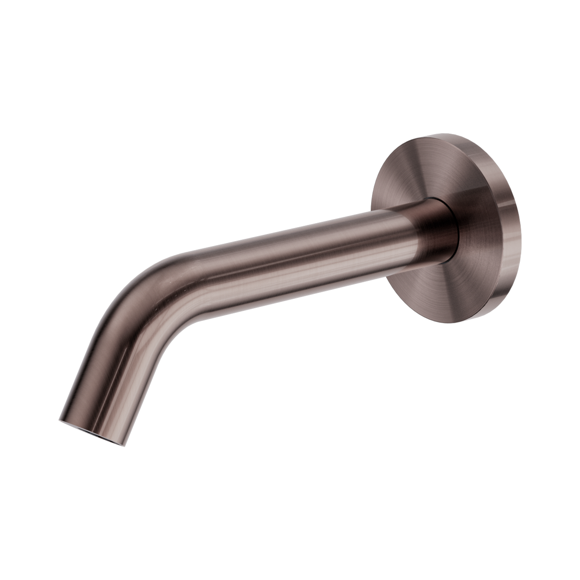 Nero Mecca Wall-Mounted Sensor Tap with 80mm Wall Plate, Brushed Bronze