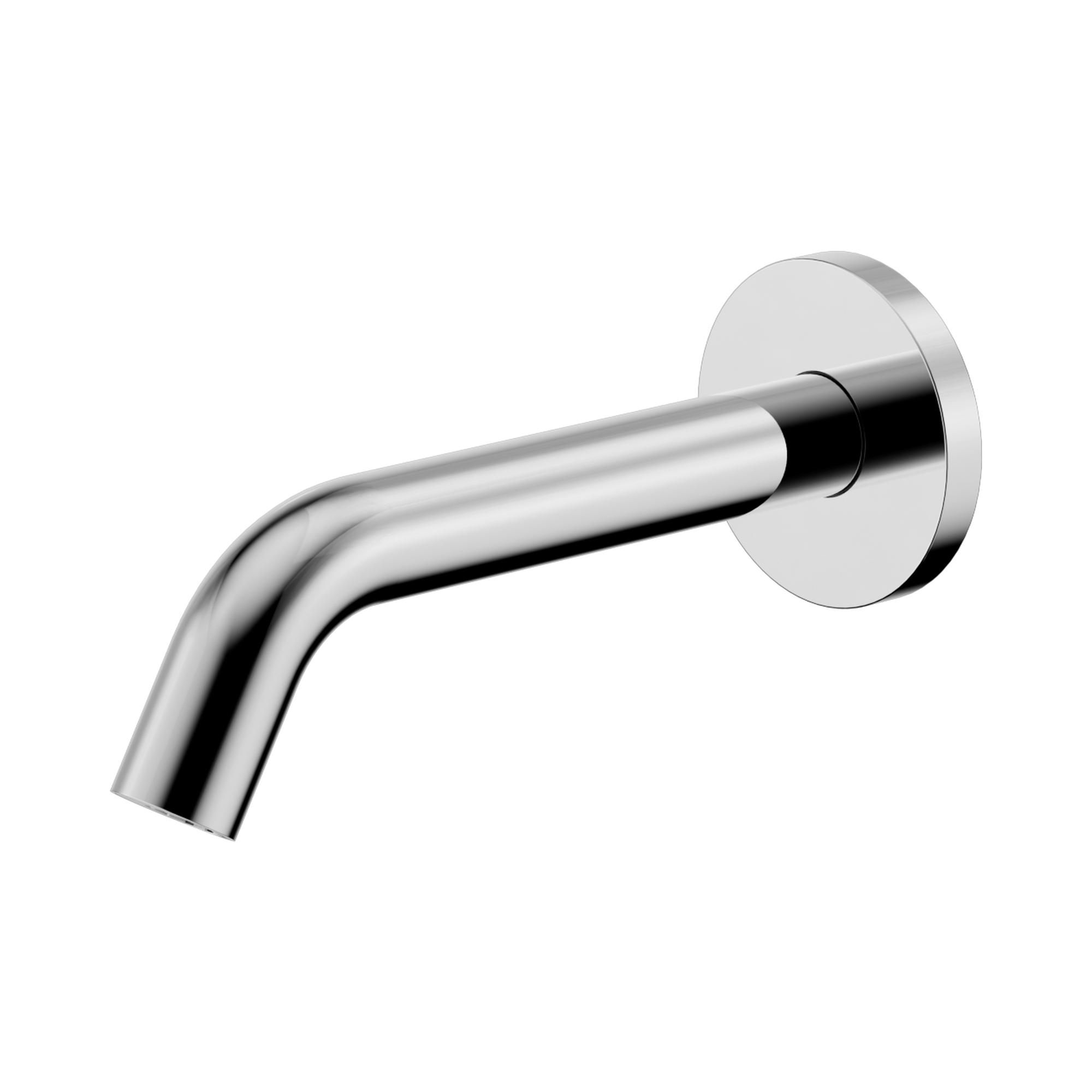 Nero Mecca Wall-Mounted Sensor Tap with 80mm Wall Plate, Chrome