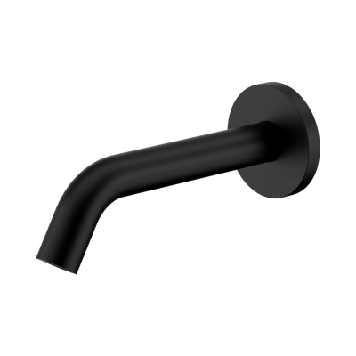 Nero Mecca Wall-Mounted Sensor Tap with 80mm Wall Plate, Matte Black