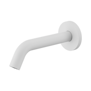 Nero Mecca Wall-Mounted Sensor Tap with 80mm Wall Plate, Matte White