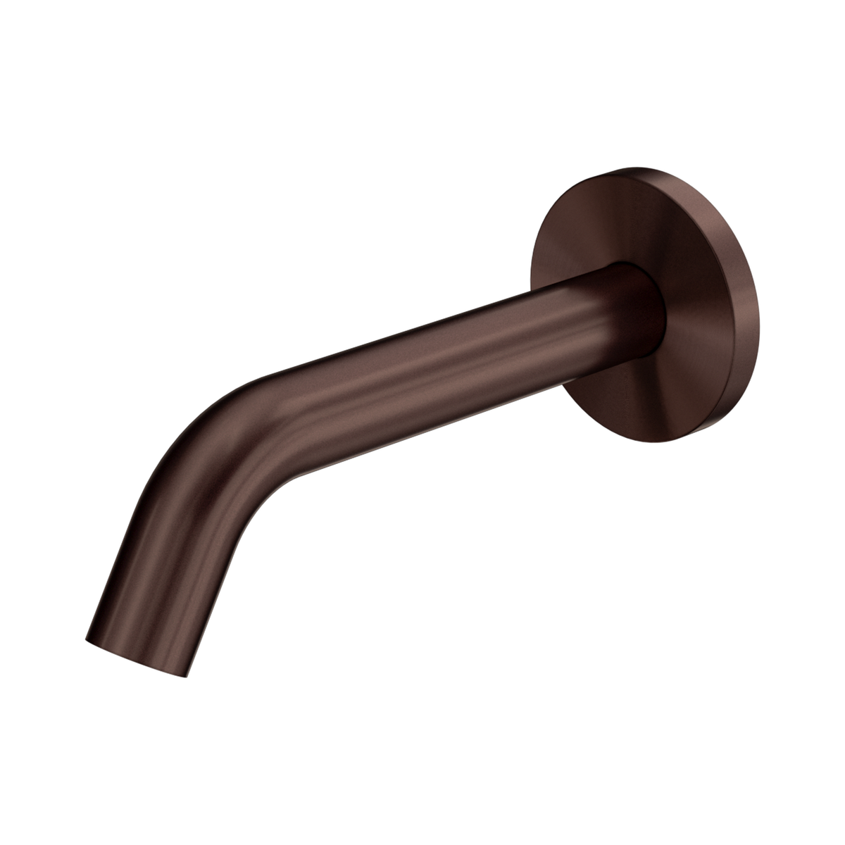 Nero Mecca Wall-Mounted Sensor Tap with 80mm Wall Plate, Rome Bronze