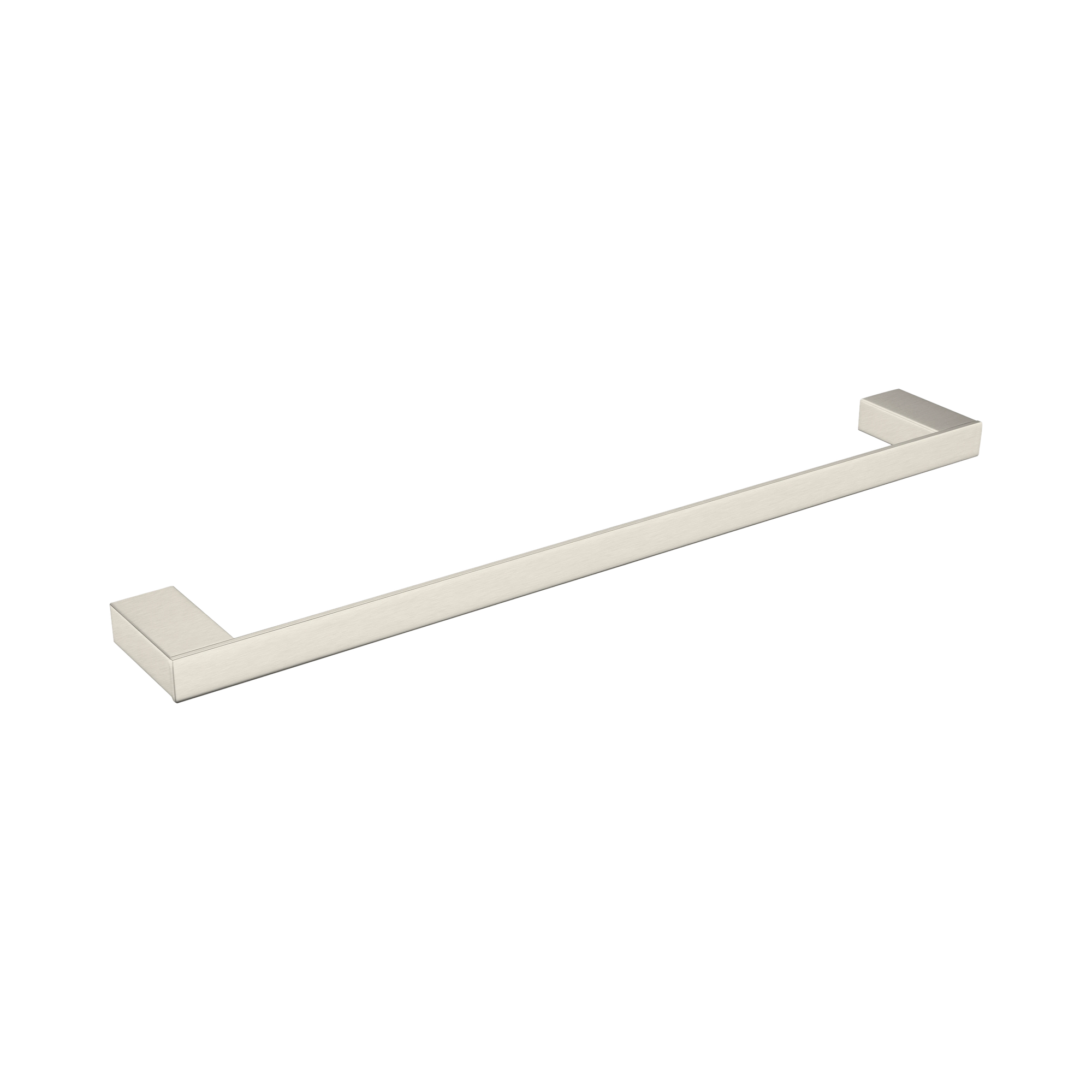 Nero Celia Single Towel Rail 600mm, Brushed Nickel