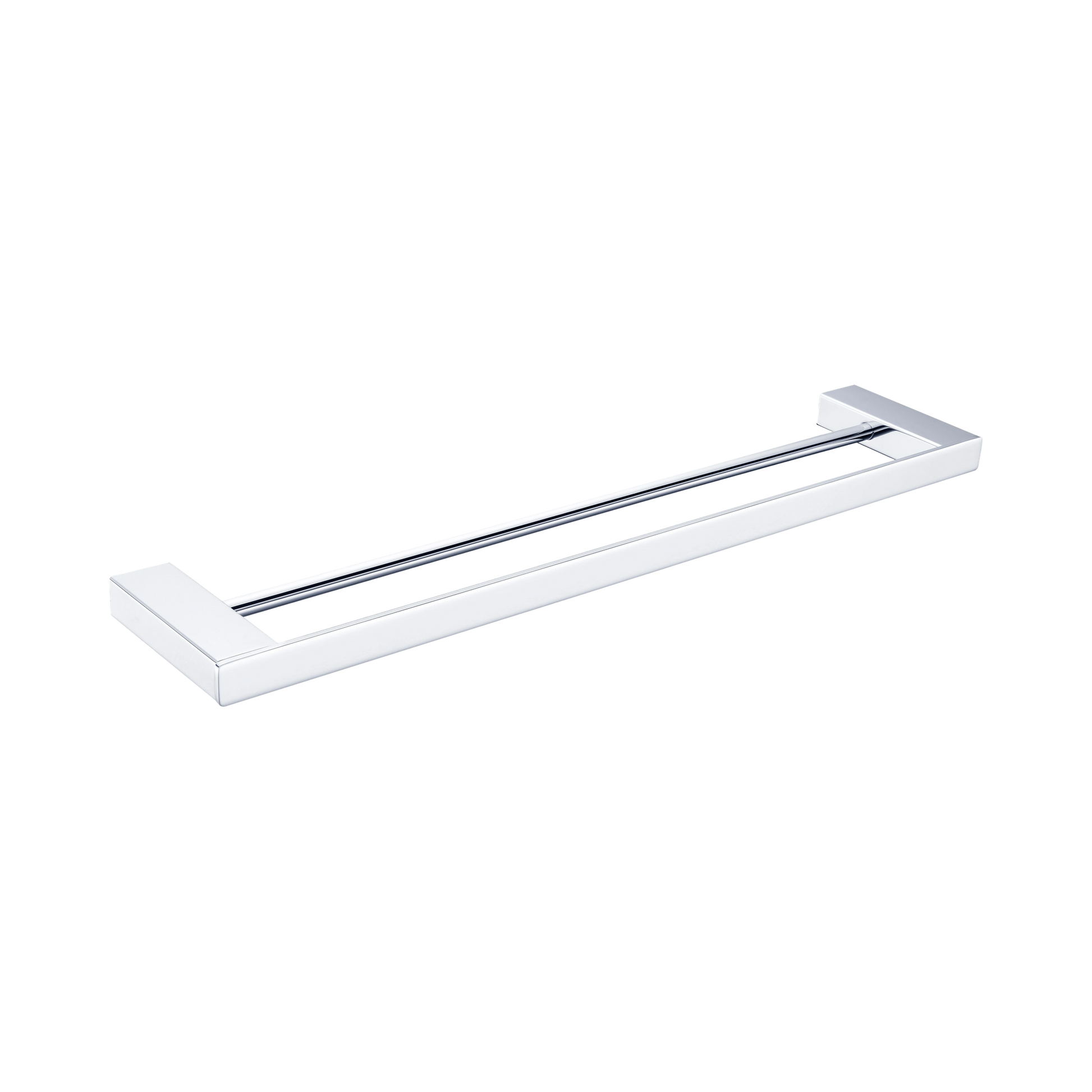 Nero Celia Double Towel Rail 600mm, Chrome