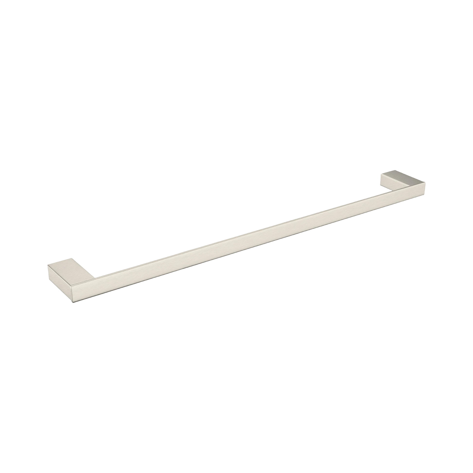 Nero Celia Single Towel Rail 800mm, Brushed Nickel