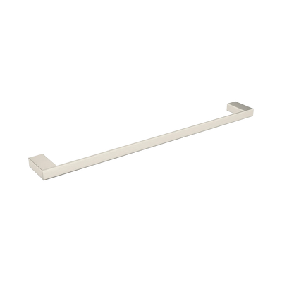 Nero Celia Single Towel Rail 800mm, Brushed Nickel