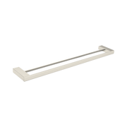 Nero Celia Double Towel Rail 800mm, Brushed Nickel