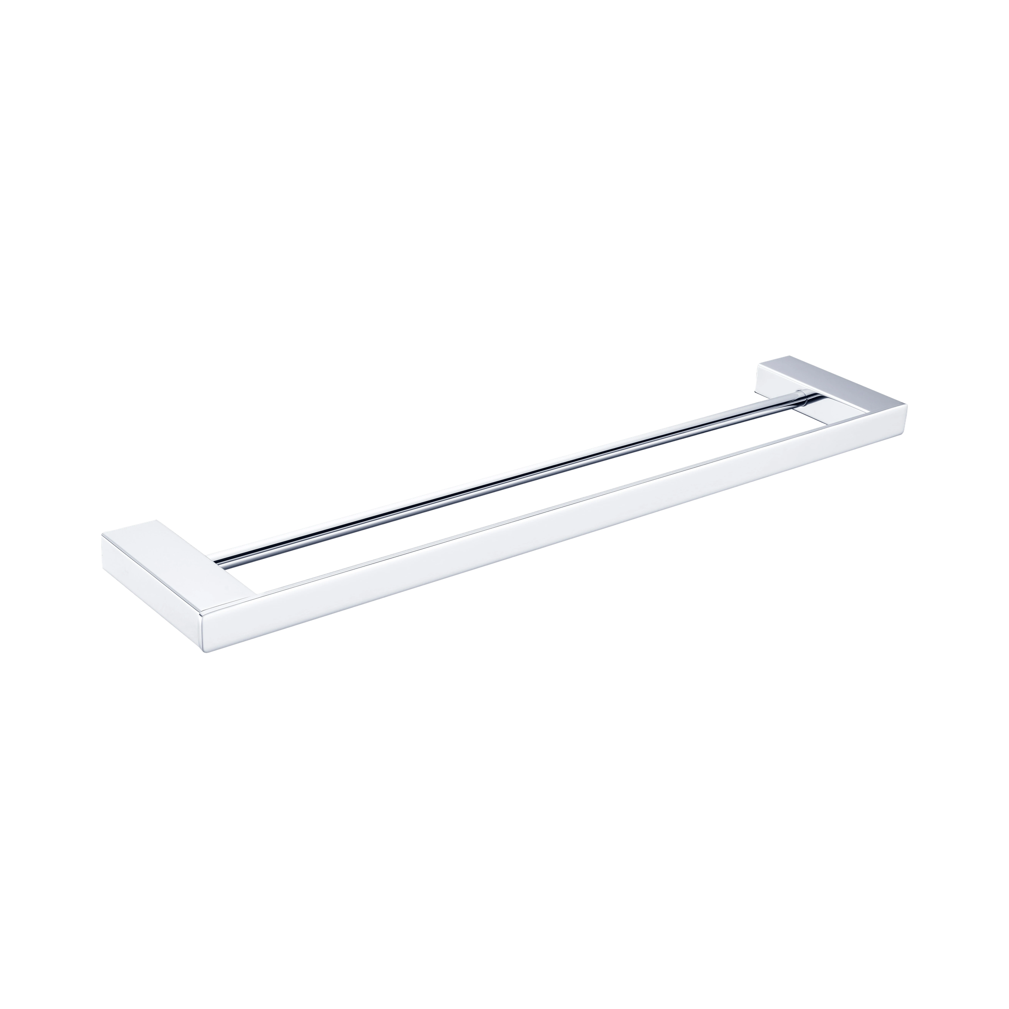 Nero Celia Double Towel Rail 800mm, Chrome