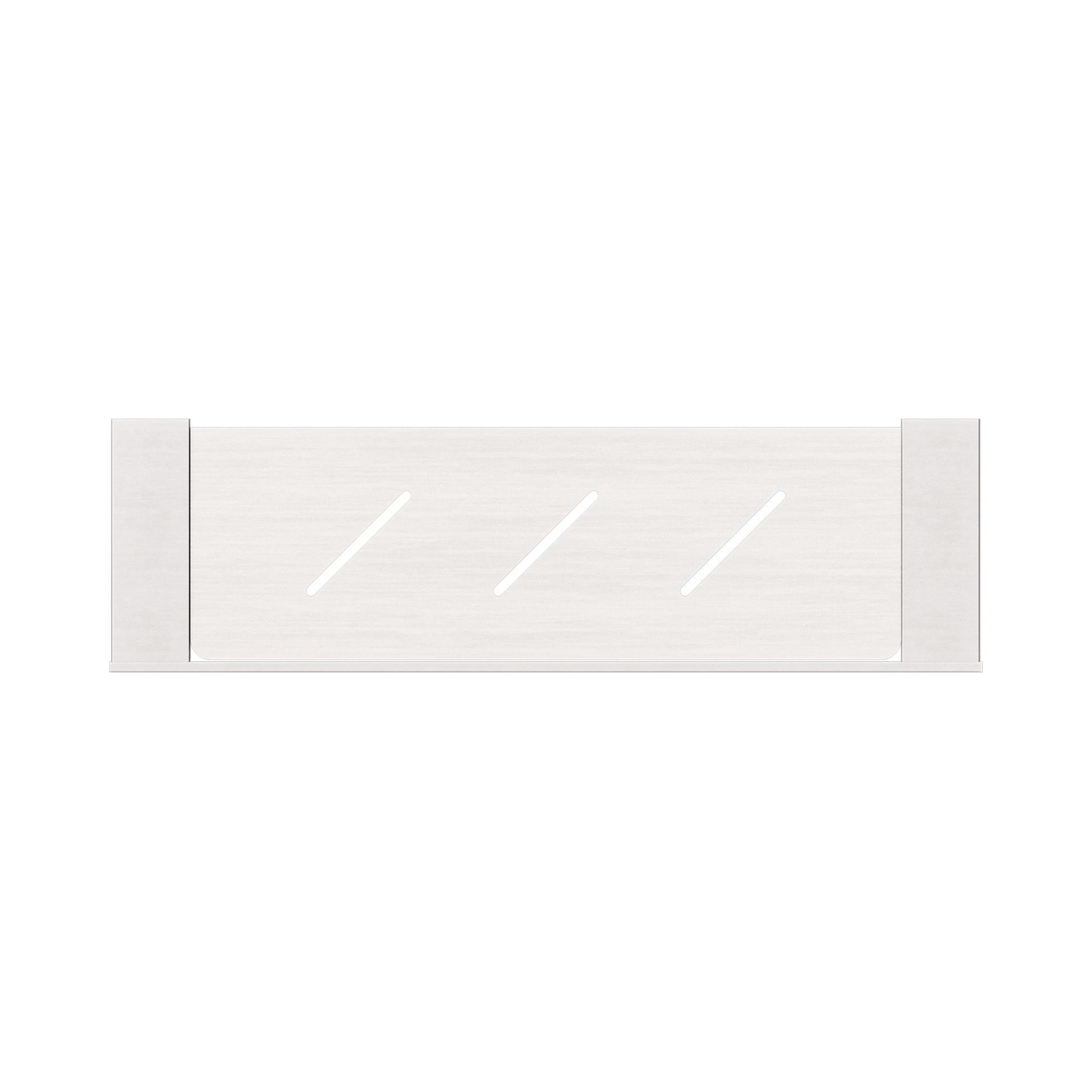 Nero Celia Metal Shelf, Brushed Nickel