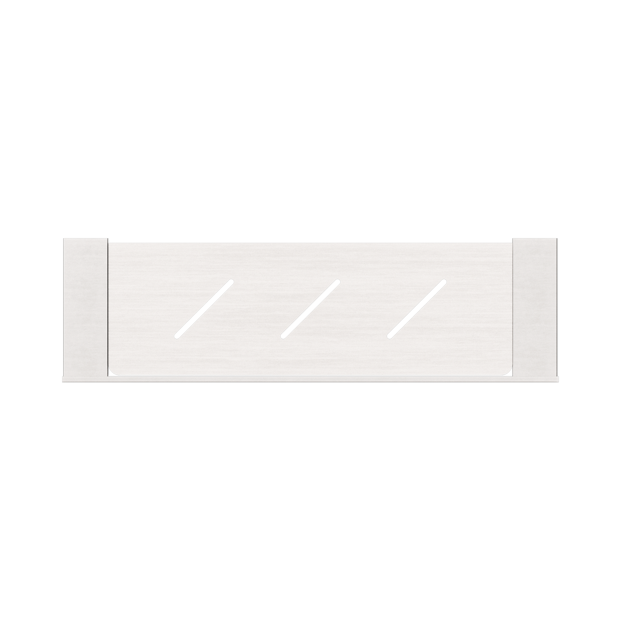 Nero Celia Metal Shelf, Brushed Nickel