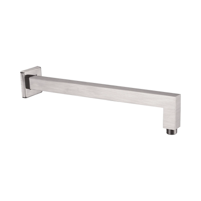 Nero Square Shower Arm, Brushed Nickel
