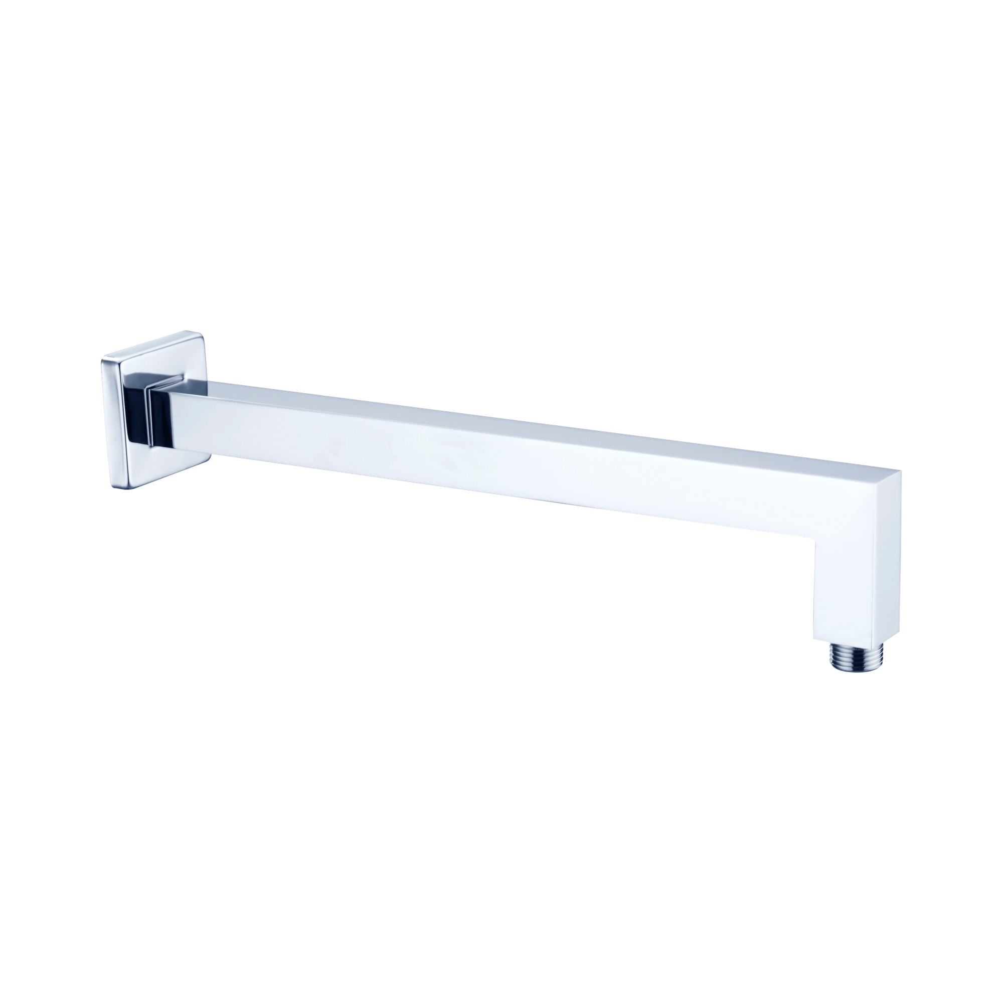 Nero Square Shower Arm, Chrome