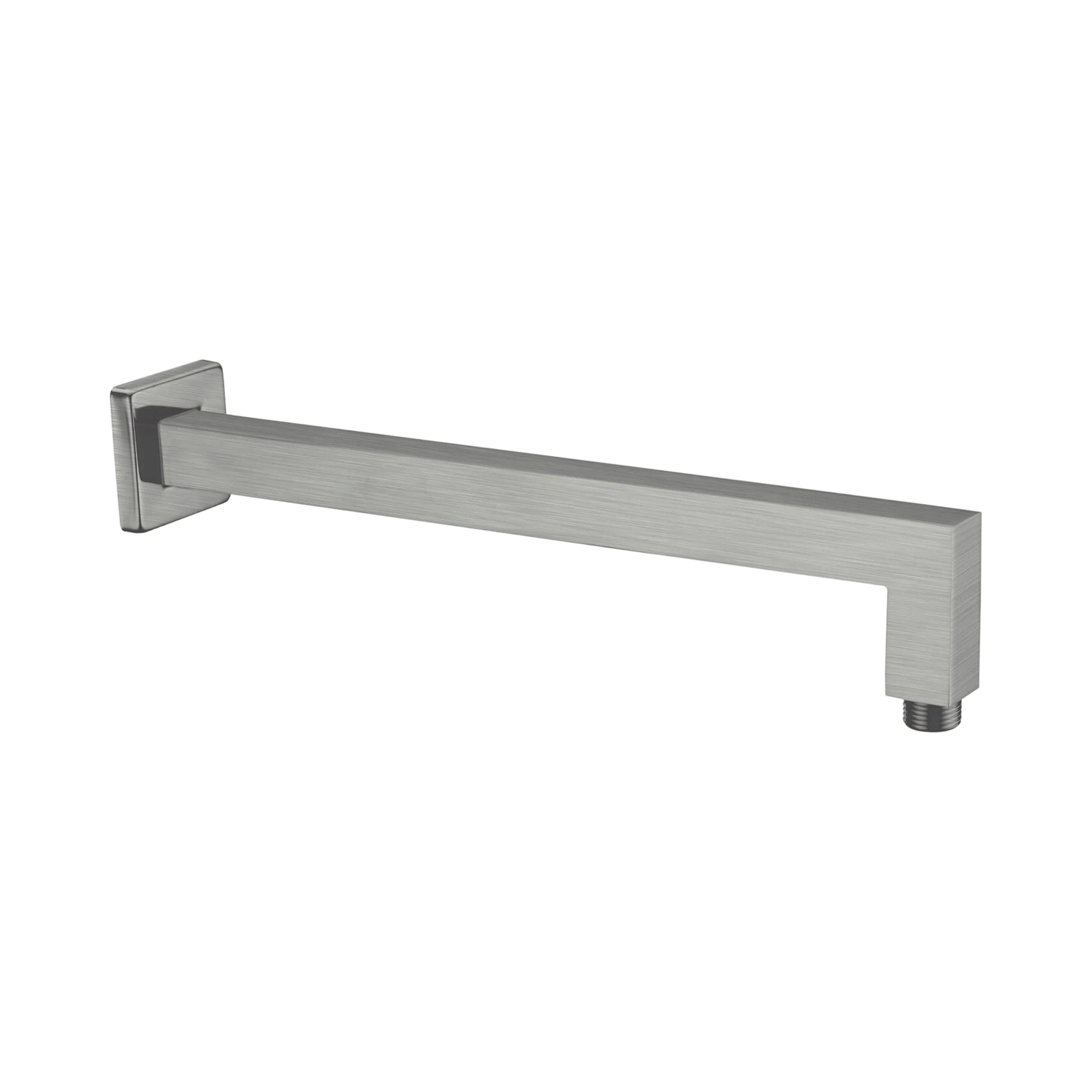 Nero Square Shower Arm, Gun Metal