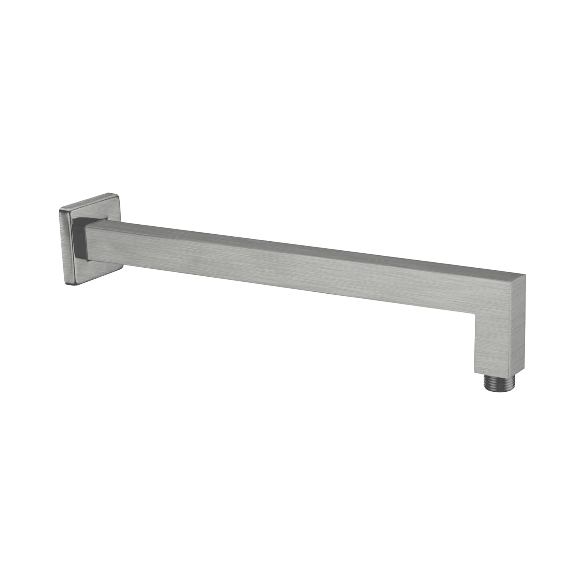 Nero Square Shower Arm, Gun Metal