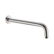 Nero Round Shower Arm 330mm Length, Brushed Nickel