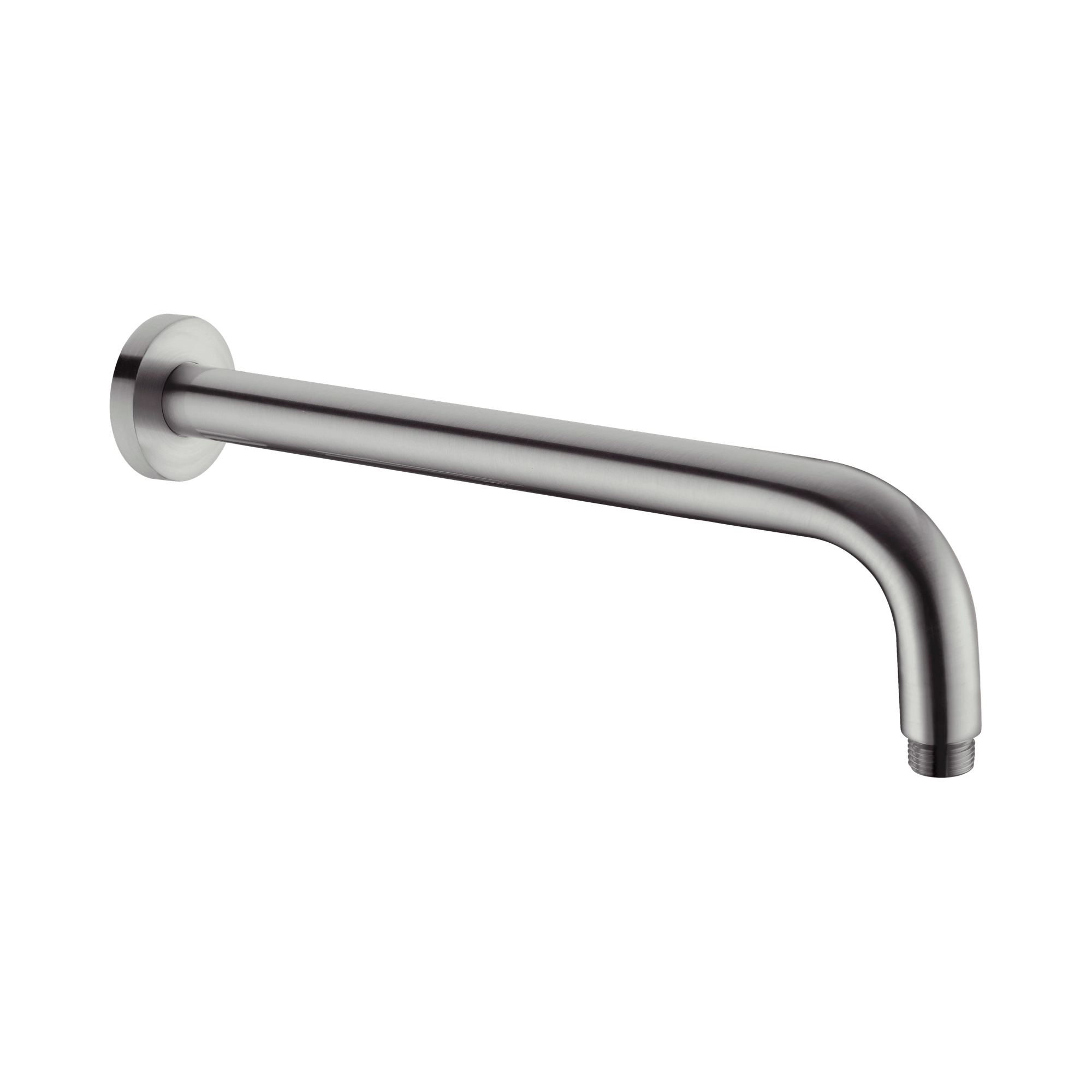 Nero Round Shower Arm 500mm Length, Gun Metal