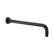 Nero Round Shower Arm 500mm Length, Matte Black