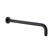 Nero Round Shower Arm 330mm Length, Matte Black