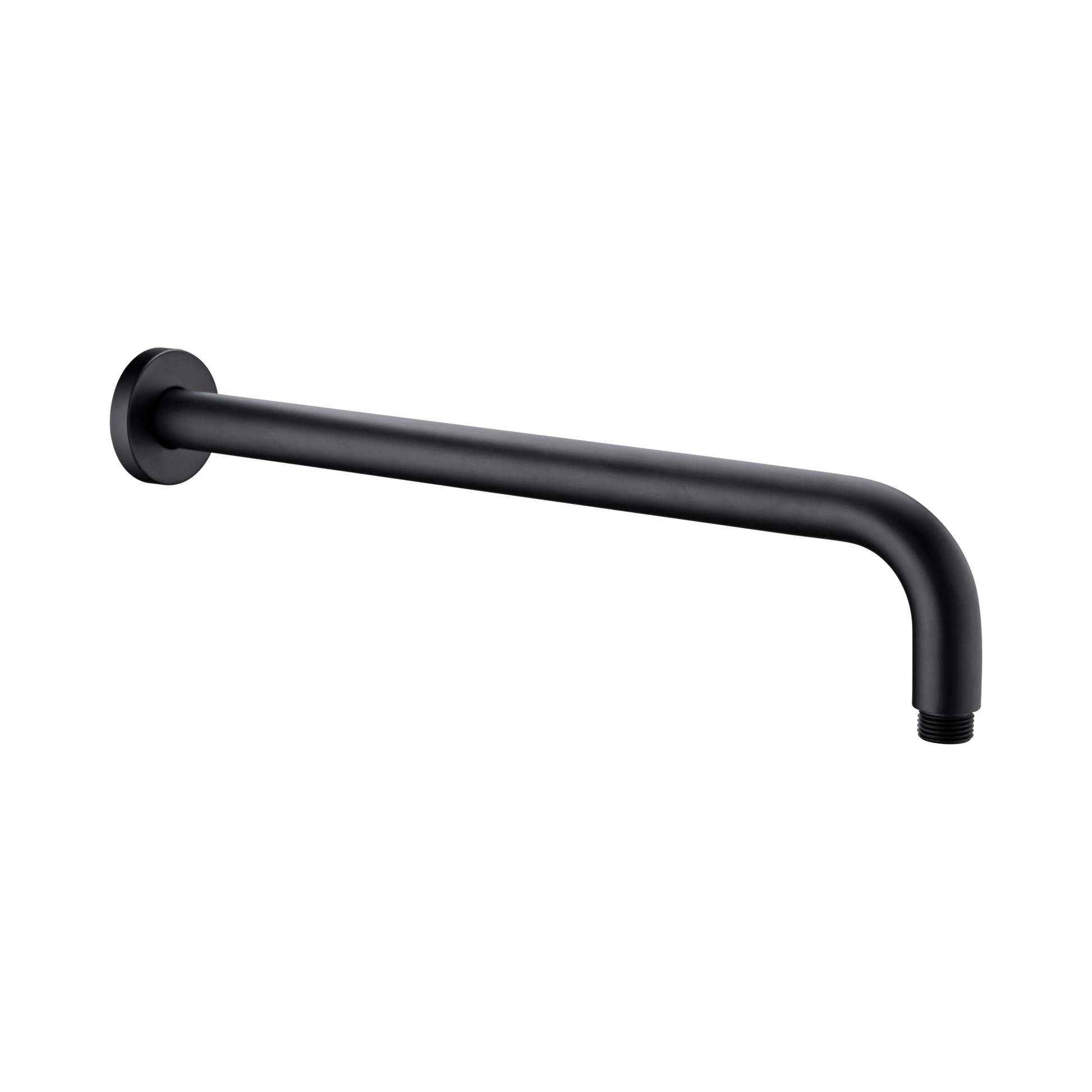 Nero Round Shower Arm 330mm Length, Matte Black