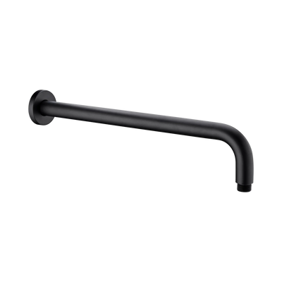 Nero Round Shower Arm 330mm Length, Matte Black