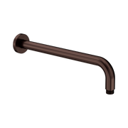 Nero Round Shower Arm 330mm Length, Rome Bronze