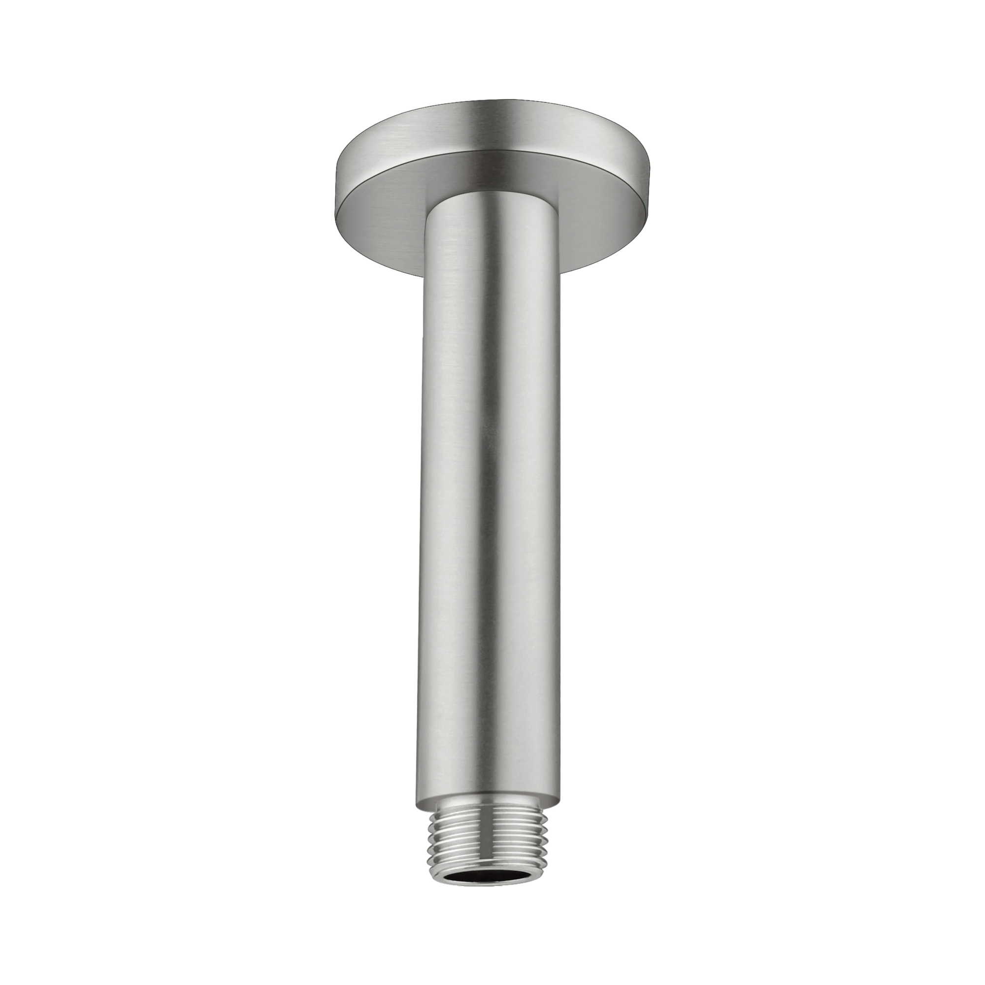 Nero Round Ceiling Arm 100mm Length, Brushed Nickel