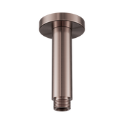 Nero Round Ceiling Arm 100mm Length, Brushed Bronze