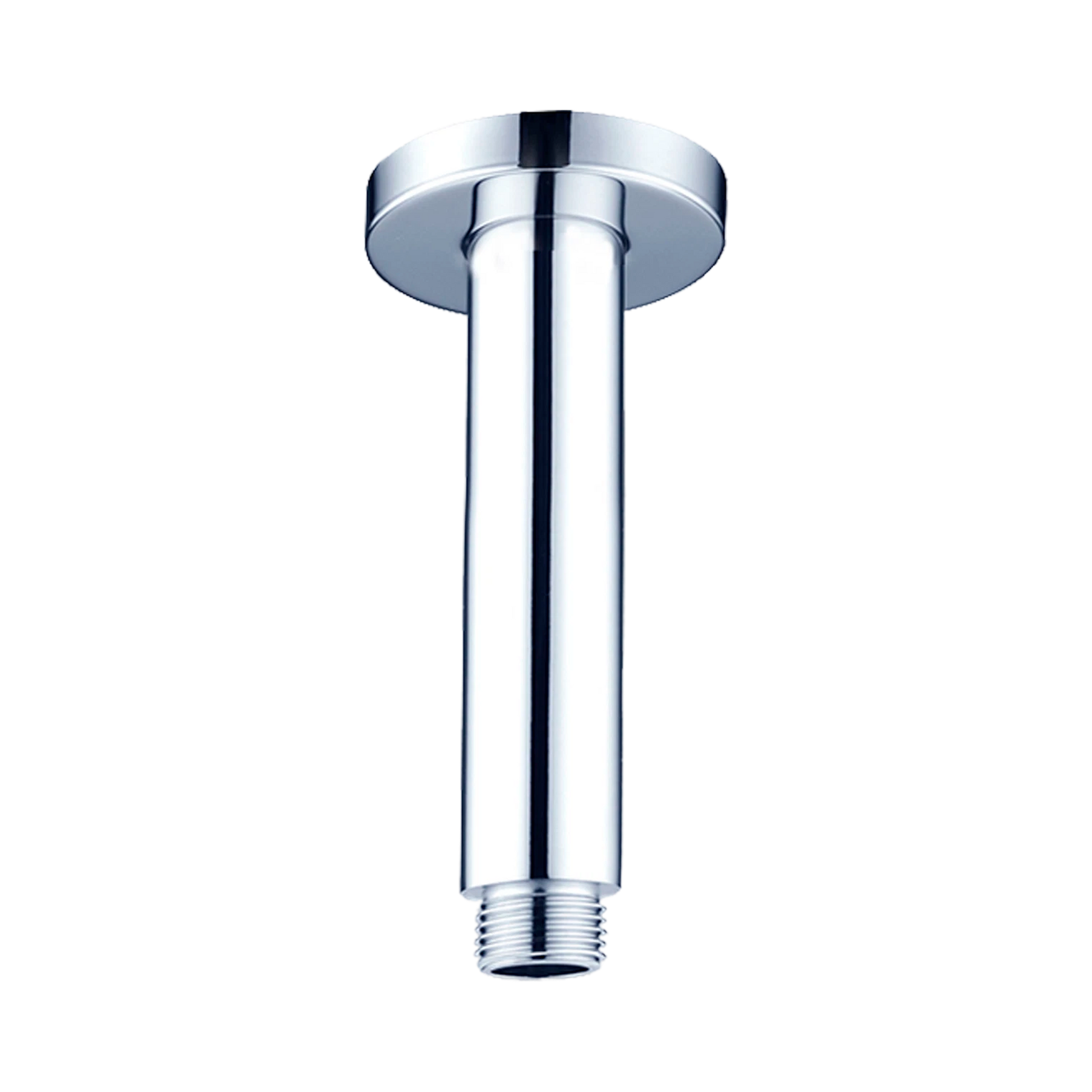 Nero Round Ceiling Arm 100mm Length, Chrome
