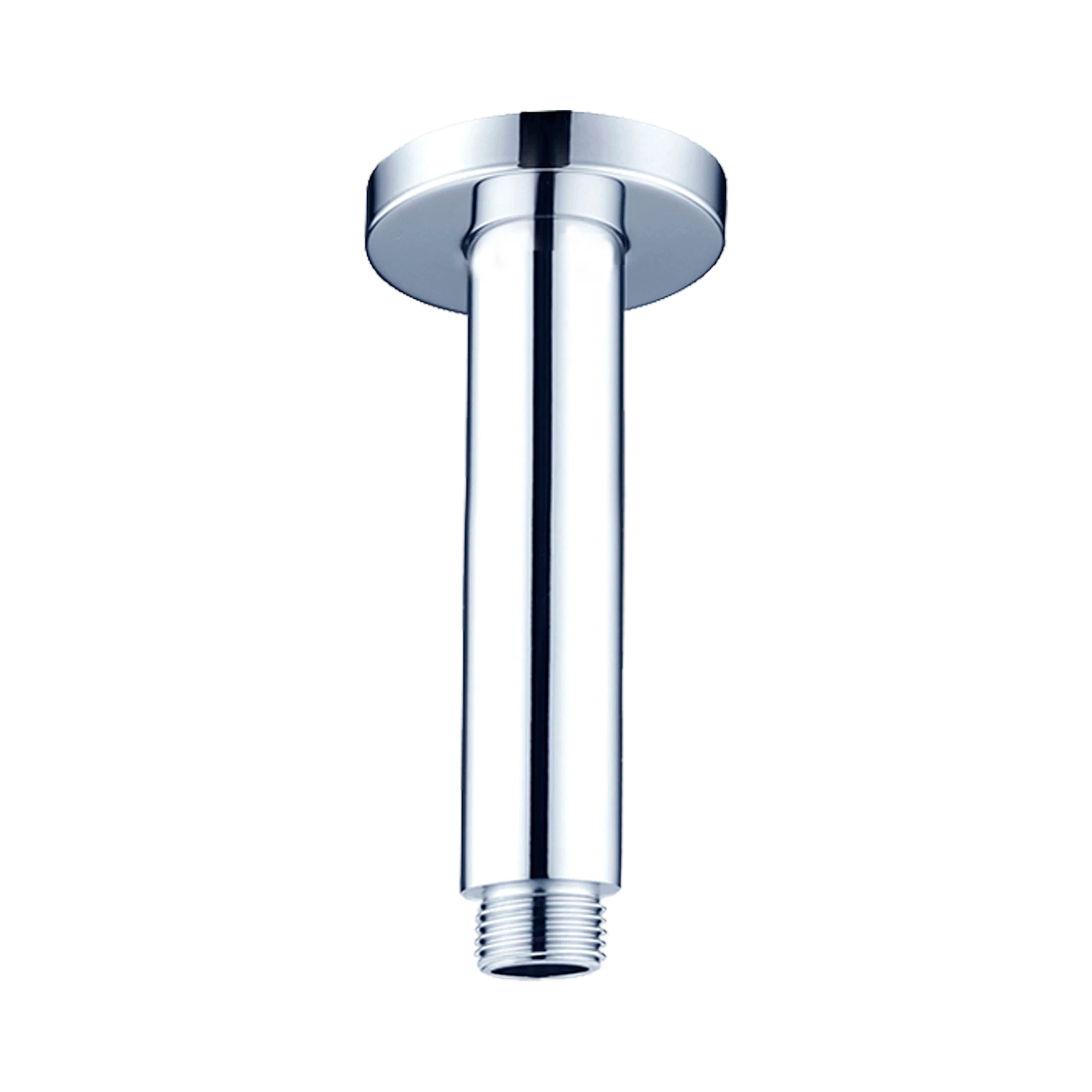Nero Round Ceiling Arm 100mm Length, Chrome