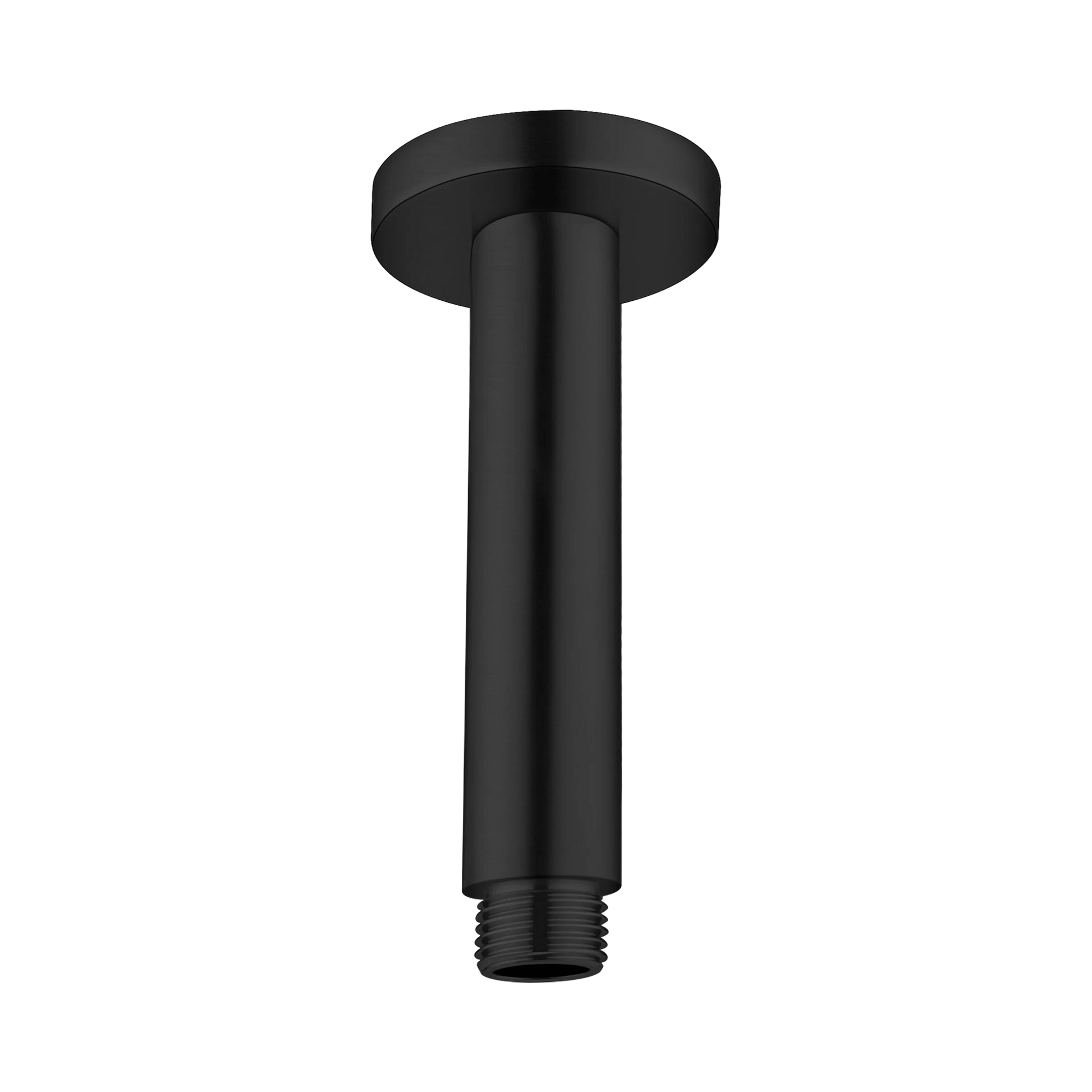 Nero Round Ceiling Arm 100mm Length, Matte Black