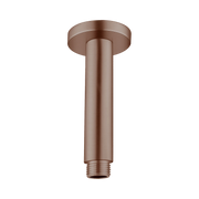 Nero Round Ceiling Arm 150mm Length, Brushed Bronze