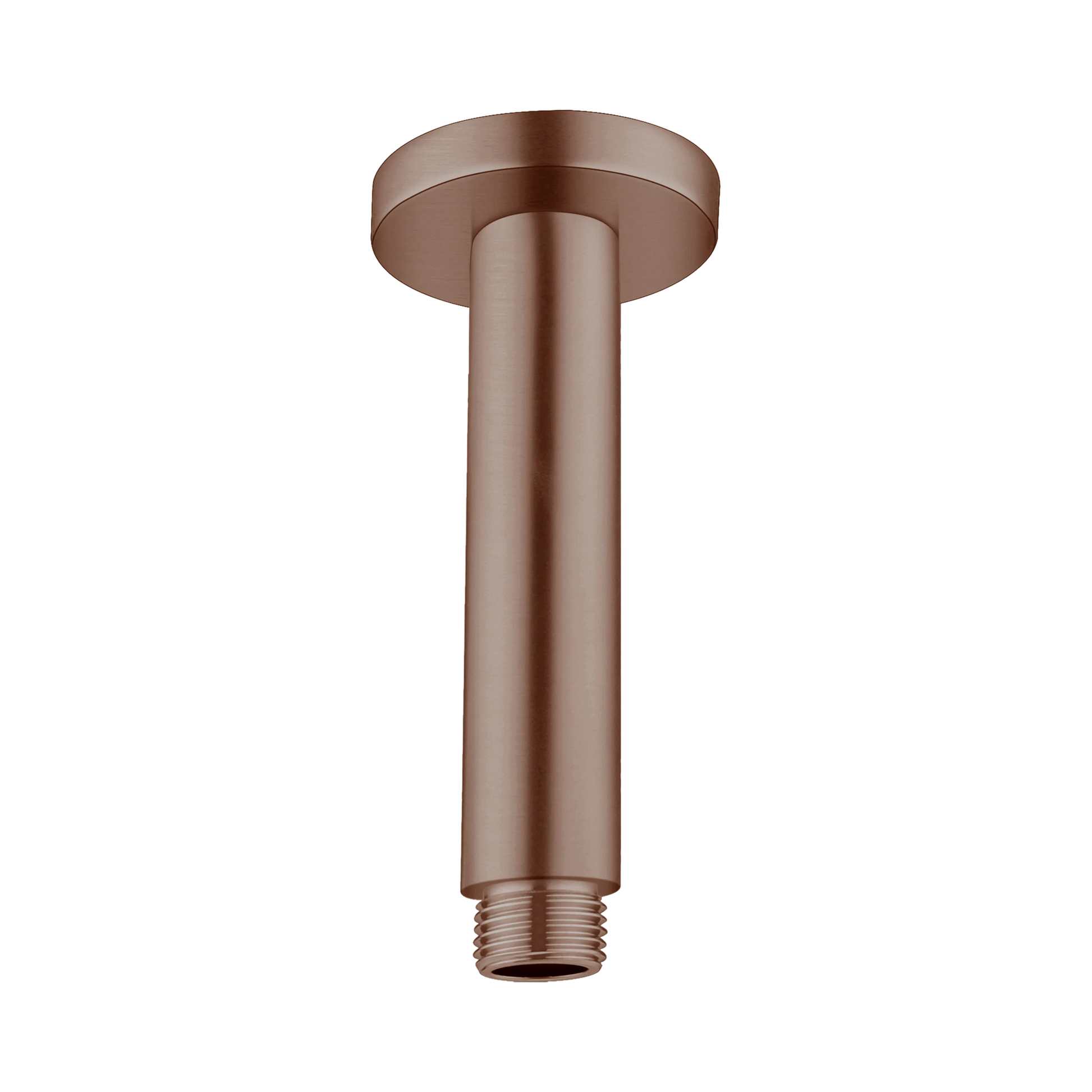 Nero Round Ceiling Arm 150mm Length, Brushed Bronze
