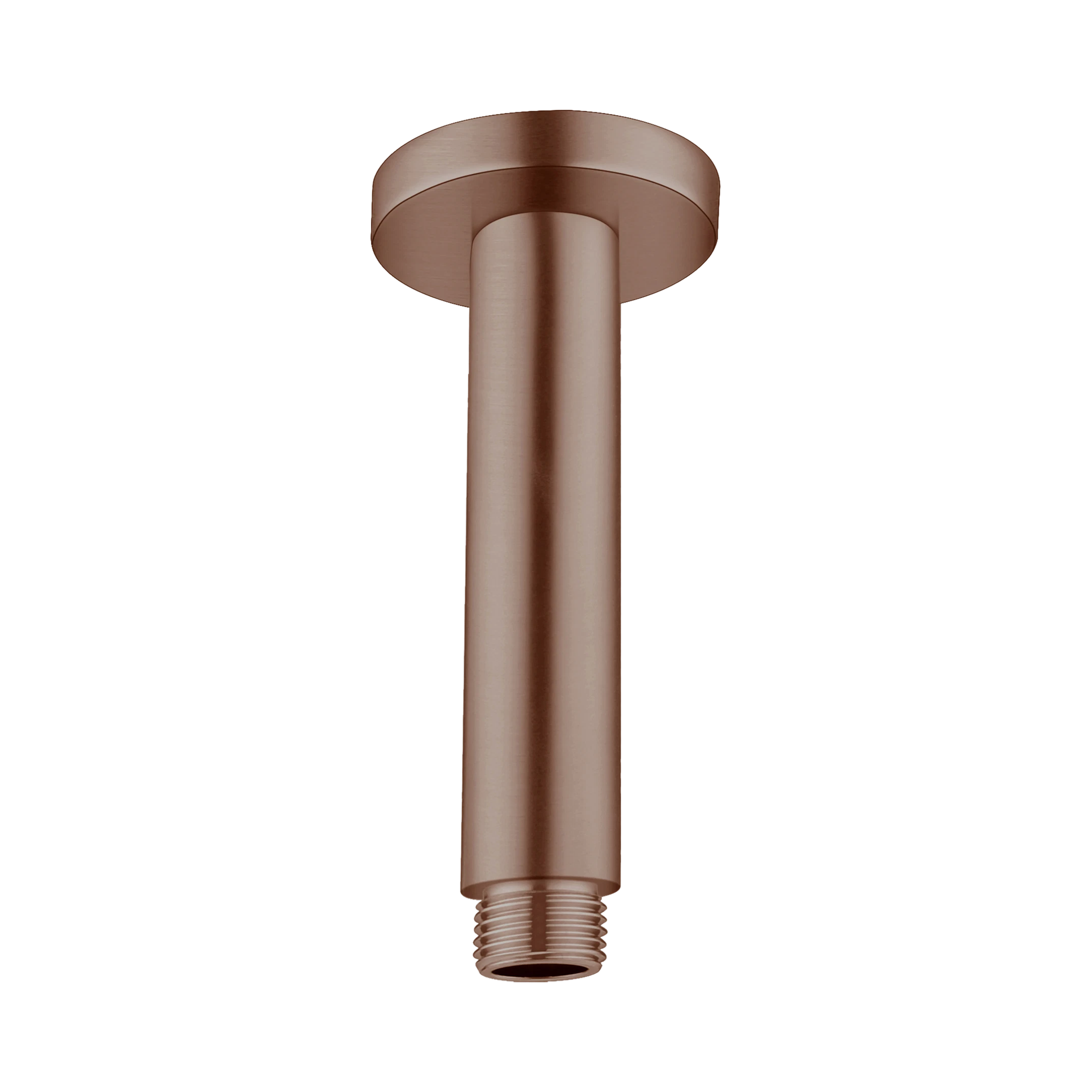 Nero Round Ceiling Arm 150mm Length, Brushed Bronze