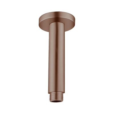 Nero Round Ceiling Arm 150mm Length, Brushed Bronze