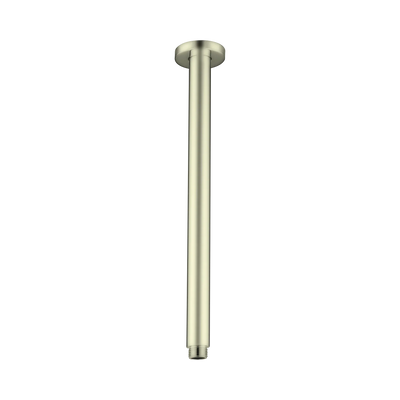 Nero Round Ceiling Arm 300mm Length, Brushed Gold