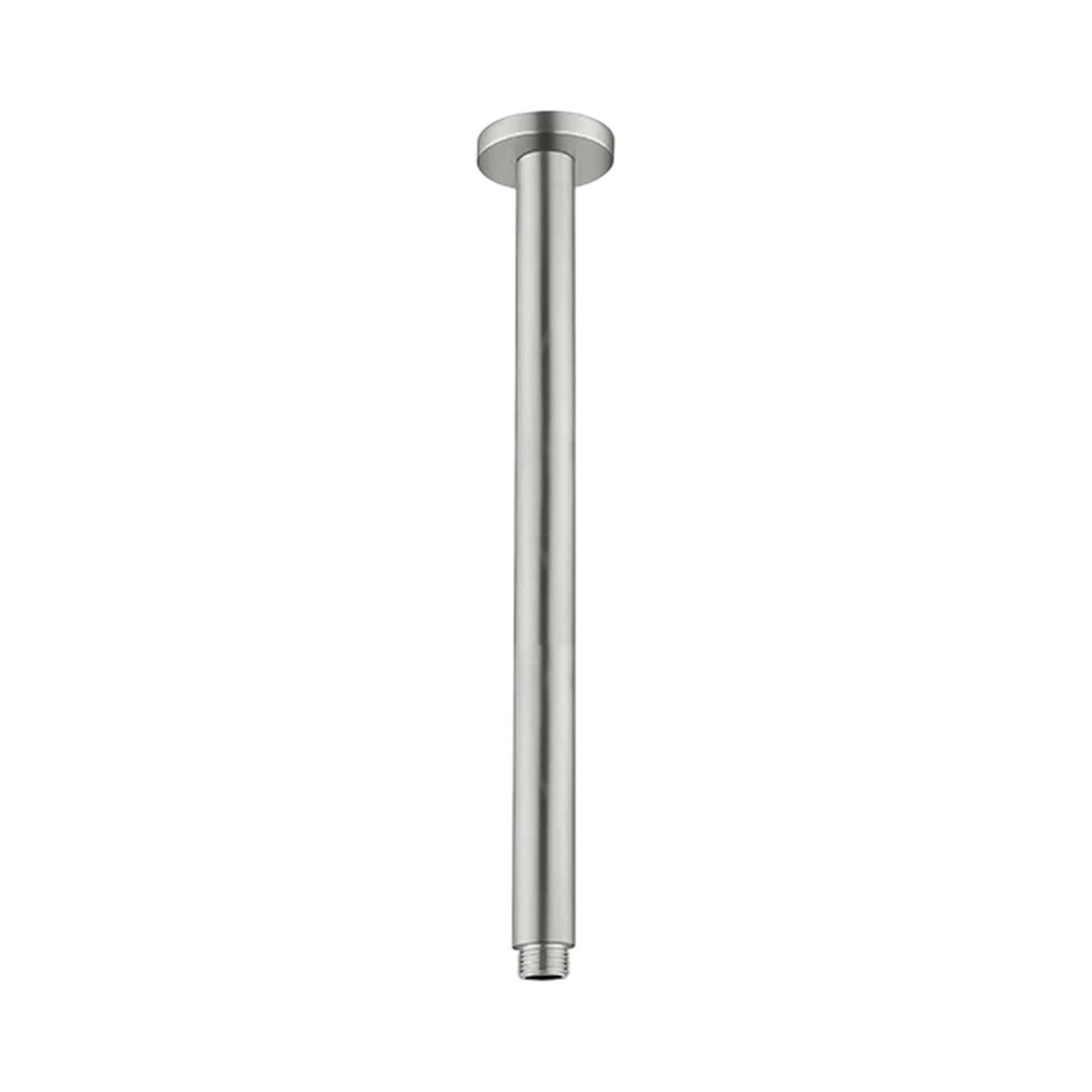 Nero Round Ceiling Arm 300mm Length, Brushed Nickel