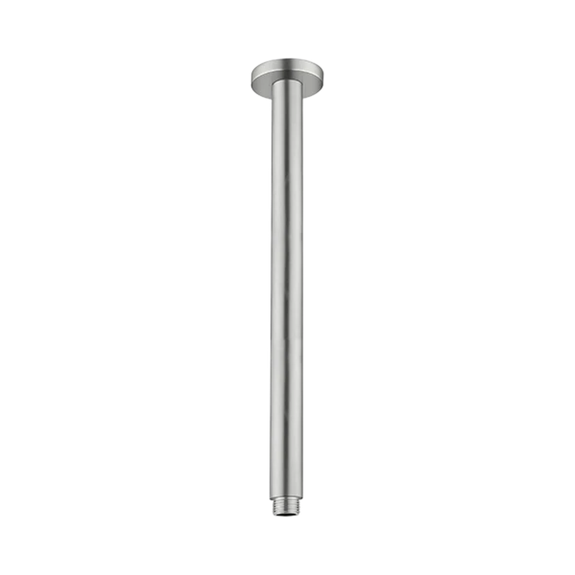 Nero Round Ceiling Arm 300mm Length, Brushed Nickel