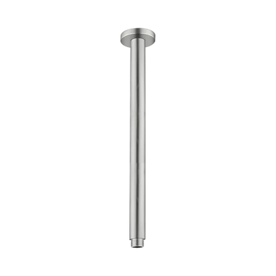 Nero Round Ceiling Arm 300mm Length, Brushed Nickel