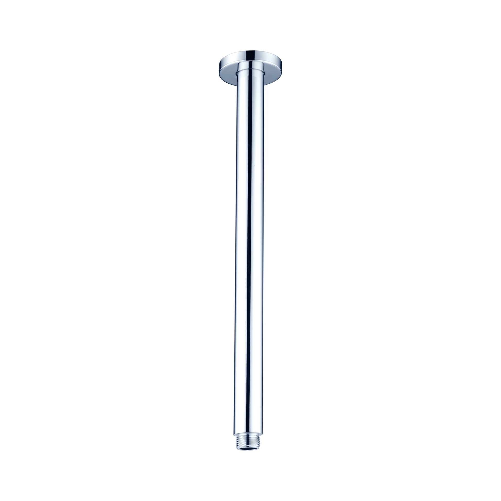 Nero Round Ceiling Arm 300mm Length, Chrome