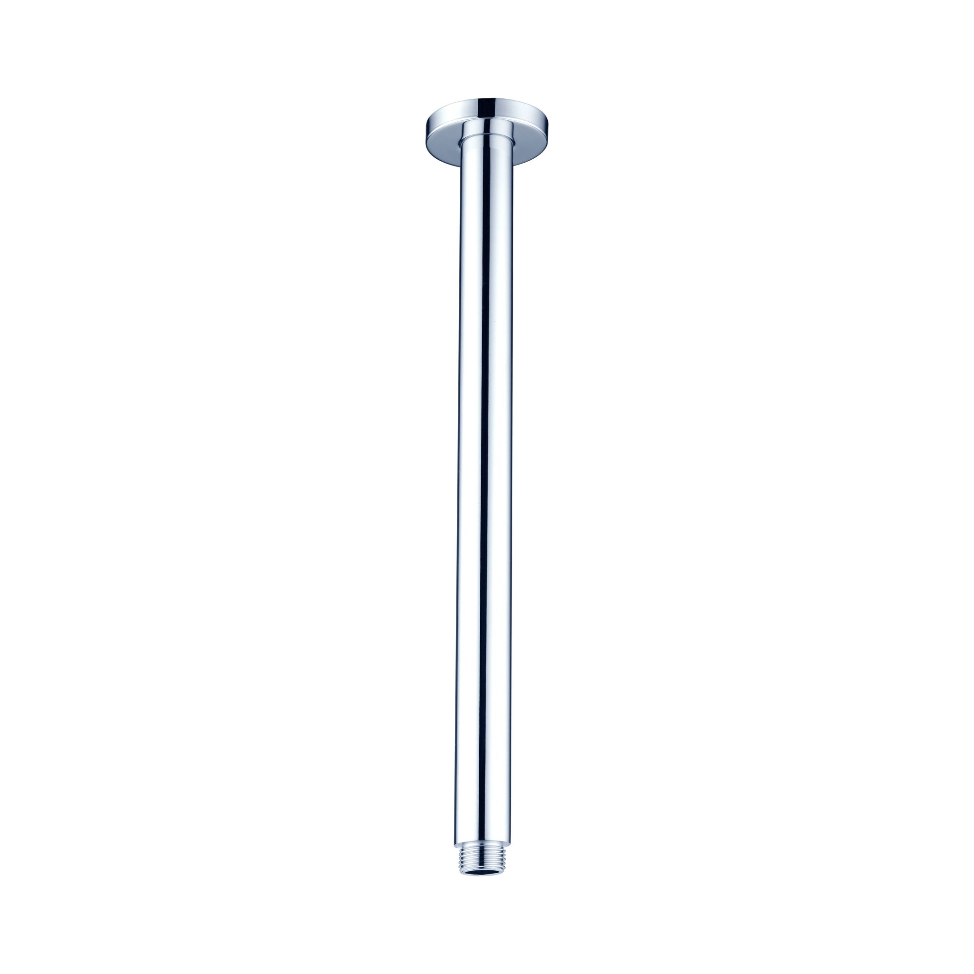Nero Round Ceiling Arm 300mm Length, Chrome