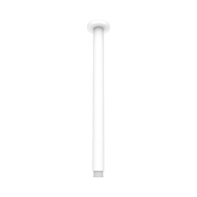 Nero Round Ceiling Arm 300mm Length, Matte White